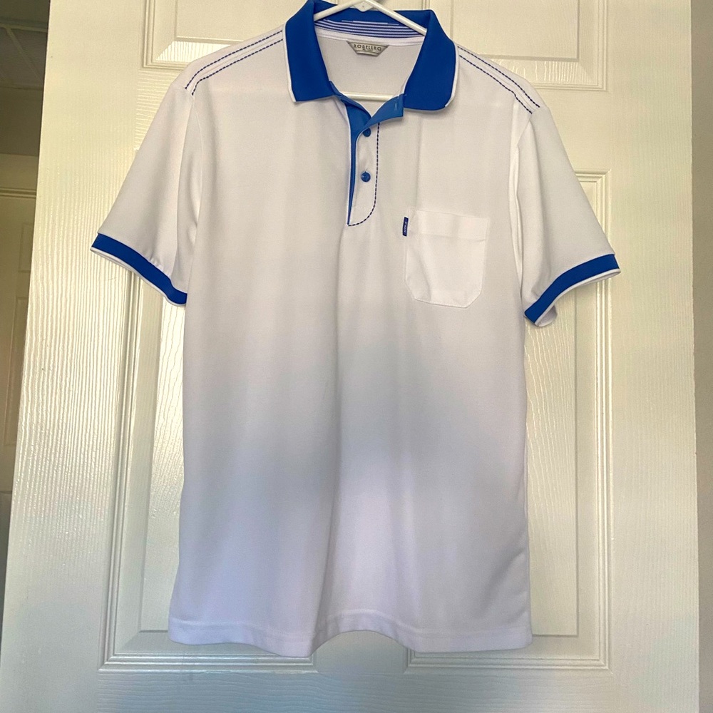 ROBELLRO,ATB-UV+ White /blue POLO